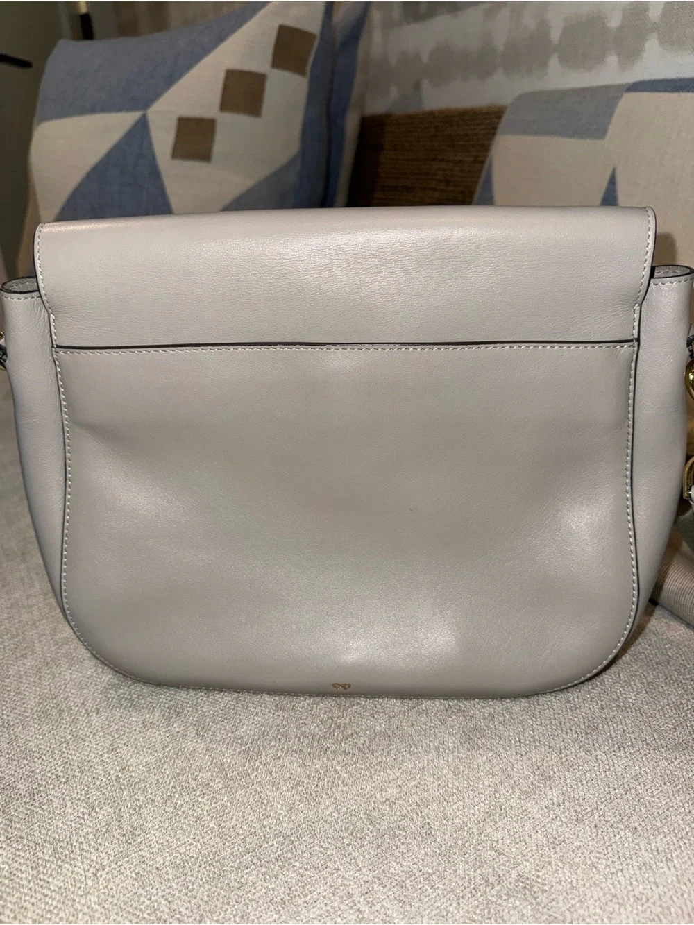 Anya Hindmarch sleek gray